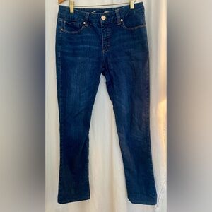 Seven7 Dark Blue Denim Straight Leg Women's Jeans Size 12